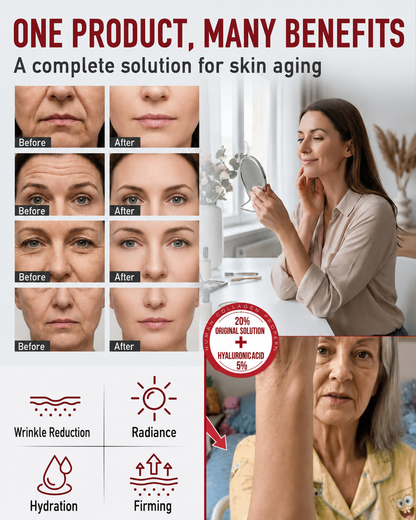 Dr.Mopiok Anti-Wrinkle Essence Firming & Anti-Aging Facial Serum with Collagen Hyaluronic Acid for Smooth Skin