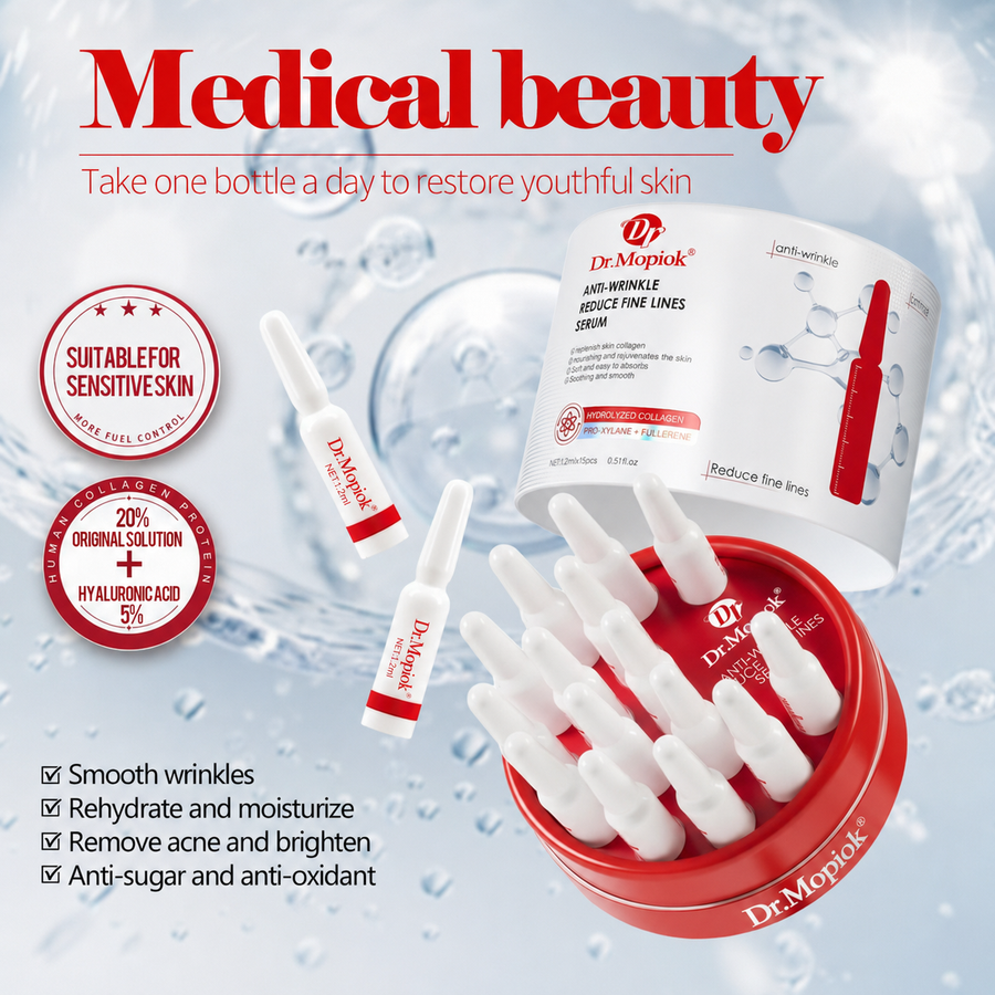 Dr.Mopiok daily anti-wrinkle ampoule skincare routine
