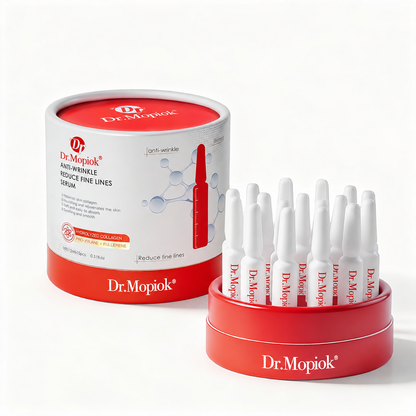 Dr.Mopiok Anti-Wrinkle Essence Firming & Anti-Aging Facial Serum with Collagen Hyaluronic Acid for Smooth Skin